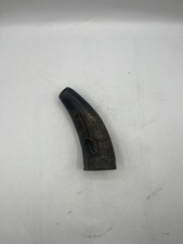 Raro Corno porta polvere da sparo/porta tabacco/Orientale