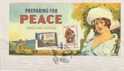 2026 Australia: Preparing for Peace: World War I Posters. FDC with Mini-Sheet.