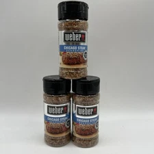 Weber Chicago Steak Seasoning 2.50 oz in each 3 Pack
