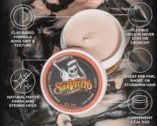 Suavecito firme clay pomade 2.3 oz