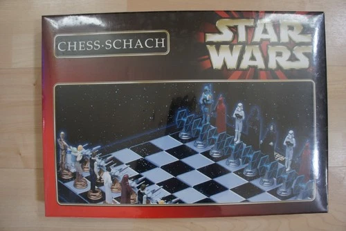 Star Wars Chess Schach Board Game Vintage New Sealed