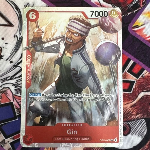 Gin OP15-007 SR Adventure on KAMI's Island - ONE PIECE Card english