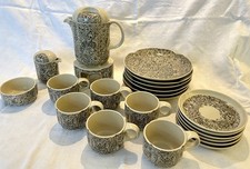 Rosenthal-Service für 6, "Form Ohne Namen", „Papillon“, Björn Wiinblad, Retro