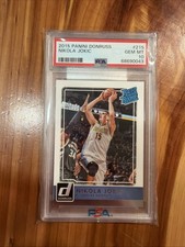 2015 Panini Donruss Nikola Jokic Rookie Card #215 Graded PSA 10 GEM MINT LOW POP. rookie card picture