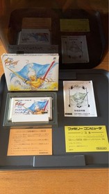 FINAL FANTASY 1 2 3 I II III With Box Famicom games FC NES 21 from japan USED