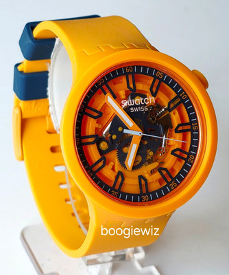 SWATCH BIG BOLD, SWISS MADE, ''FRESH ORANGE''  WATCH,  SB01O101, NEW IN BOX