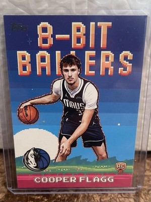 2025-26 Topps Cooper Flagg 8 Bit Ballers Rookie RC Card SP Insert