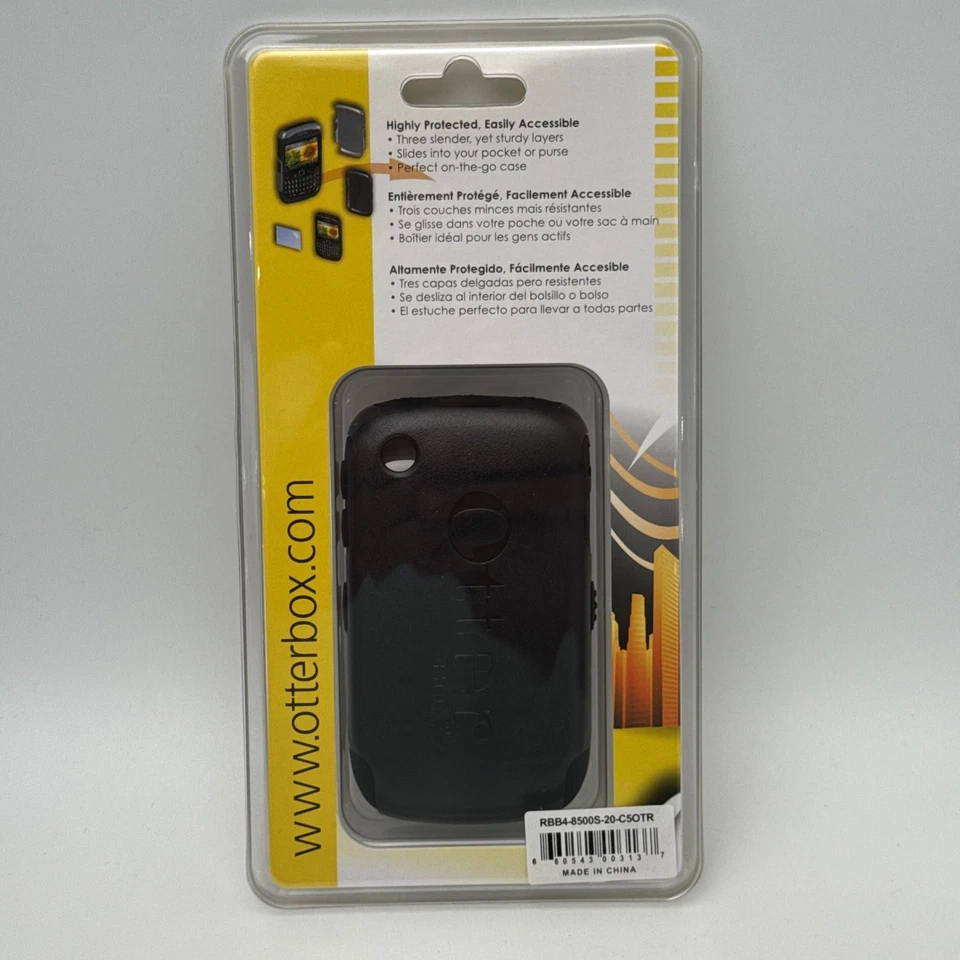 NEW Otterbox Commuter Case Dual Layer Black Cover for BlackBerry 8520 8530 9330 - Image 3 of 4