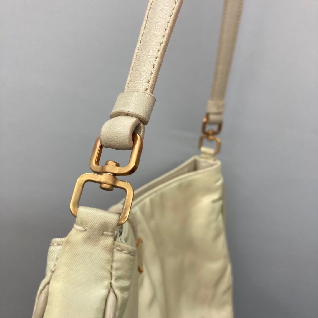 PRADA Nylon One Shoulder Bag Triangle Logo thumbnail 7