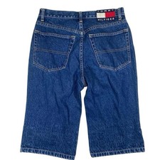 Tommy Hilfiger Vintage 90s Denim Bermuda Shorts 90s Y2K Retro Skater Size 5