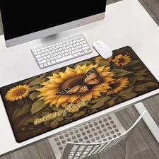 1pc ized NameText XXL Large Computer Mouse Pad Compatible for Desk, Gaming & Off