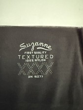 Vintage SUZANNE XXXX Textured Flat Knit Stockings 34 Inches Long Seamless