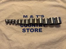 Snap-on 38 Drive 13pc 6pt Sae Chrome Shallow Socket Set 14 To 1 214fsy Snap-on 38 Drive 13pc 6pt Sae Chrome Shallow Socket Set 14 To 1 214fsy