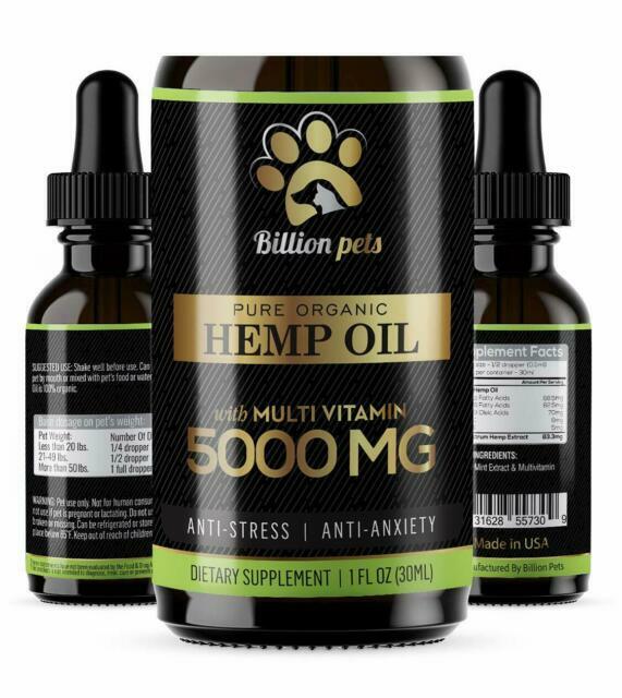 Billion Pets Hemp Oil for Dogs and Cats 5000mg for sale online eBay