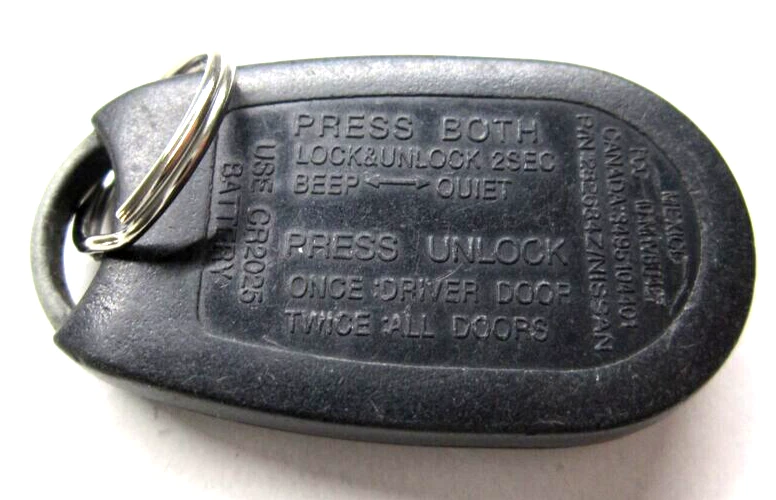 Автомобильный брелок для дистанционного открывания дверей без ключа 4 кнопки для 2000 2001 Nissan Maxima NHVBU427 - Изображение 4 из 4