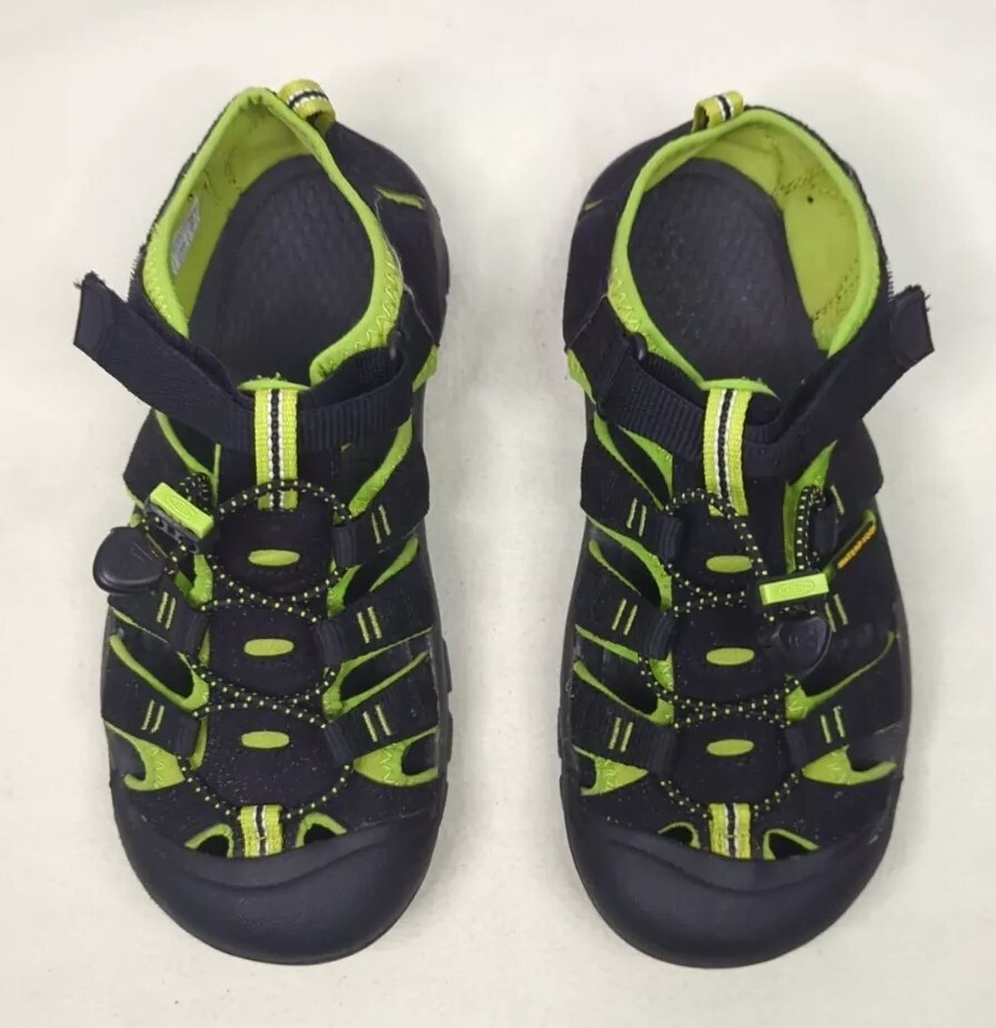 Sandali KEEN Big Kids con cinturini da trekking neri calce taglia 5 impermeabili