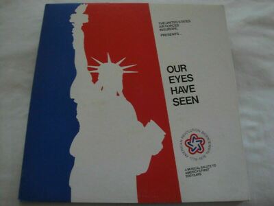 Our Eyes Have Seen THE UNITED STATES AIR FORCES IN EUROPE VINYL LP 1976 EX