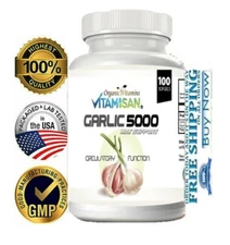 Garlic Sofgels naturals circulation support other names for garlic - ajo 