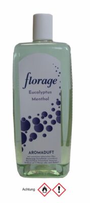 florage Aromaduft Konzentrat Eucalyptus Menthol 1L Dampfbad SaunaAufguss Zubehör