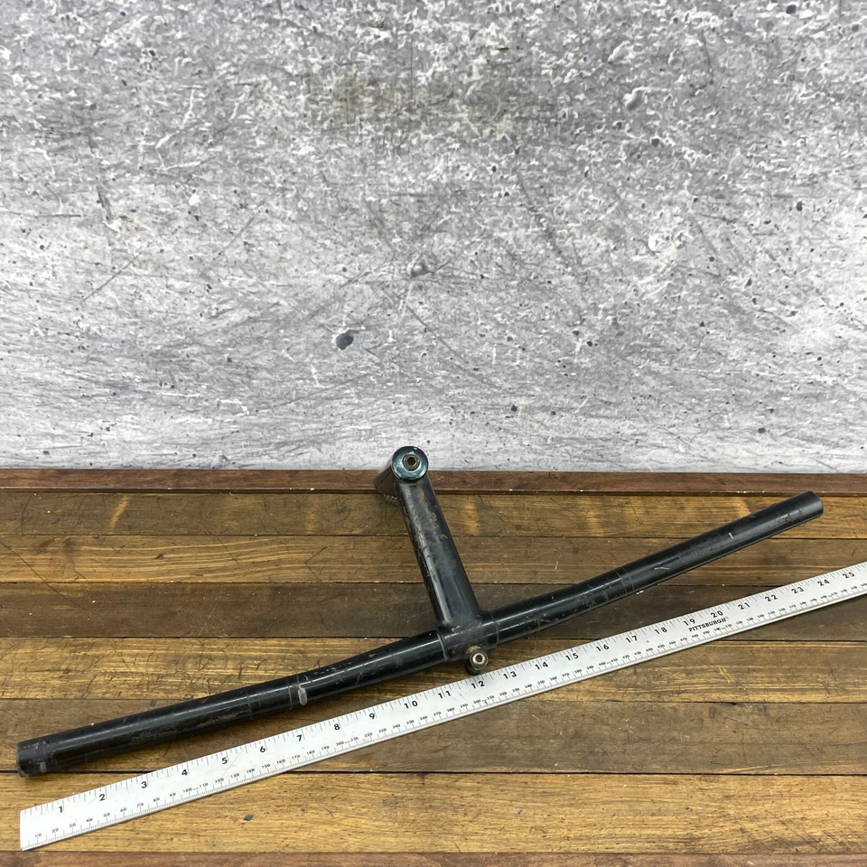 Vástago de manillar Gary Fisher de colección 28,6 1/4 pluma barra plana de acero años 90 MTB Foto 4 de 4