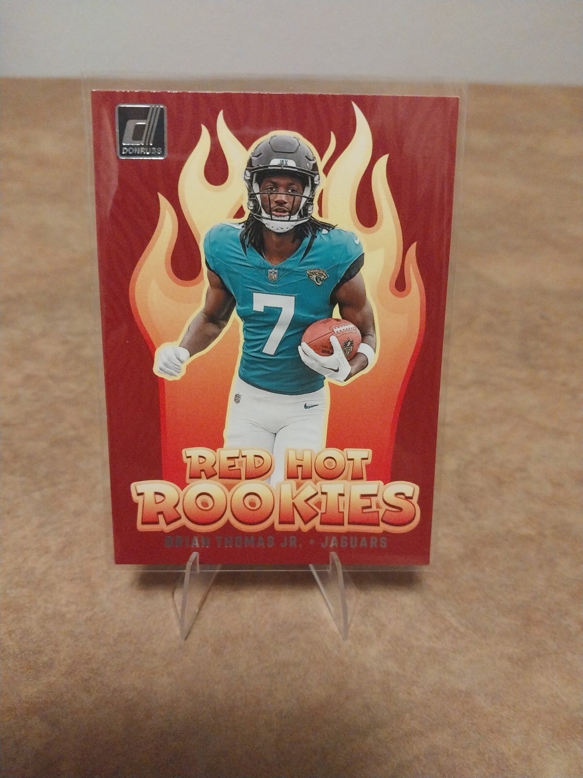 2024 Panini Donruss Red Hot Rookies Brian Thomas Jr. #RHR-BTJ RC Jaguars