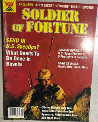 SOLDIER OF FORTUNE Magazine September 1993 | eBay