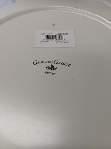 Gourmet Garden Noritake Floral 12 1/2” Round Serving Platter NEW - Picture 4 of 4