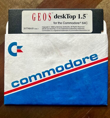 G E O S desktop 1.5 for the Commodore 64C P/N 317749-01