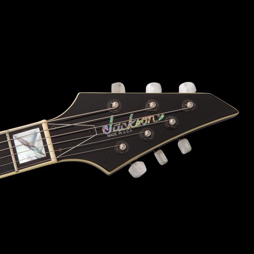 Jackson USA King V KV2T BGF - Black Ghost Flames NEW (NOS) * flying v - Picture 9 of 12