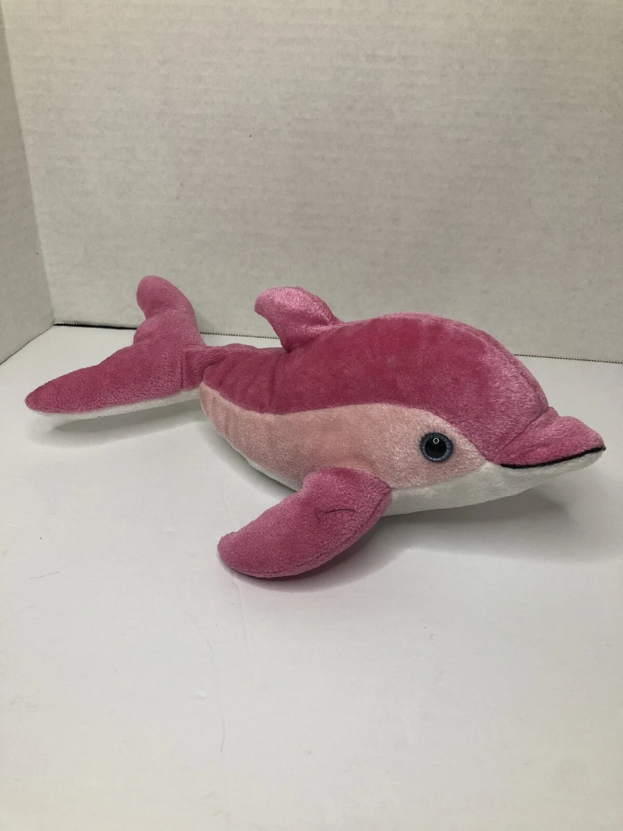 Pink stuffed dolphin deals