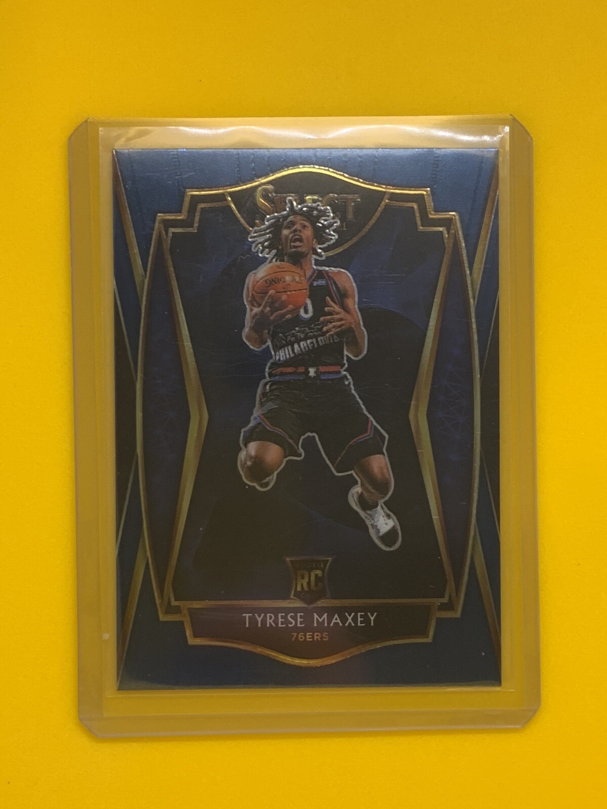 2020-21 Panini Select Tyrese Maxey Premier Level Tyrese Maxey Rookie RC #174