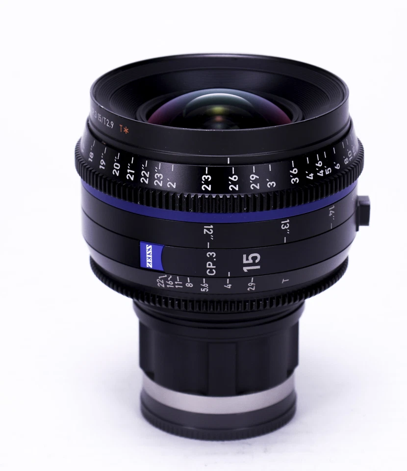 Zeiss CP.3 15mm T2.9 Compact Prime Lens (Sony E Mount) w/ Case - Image 3 of 4