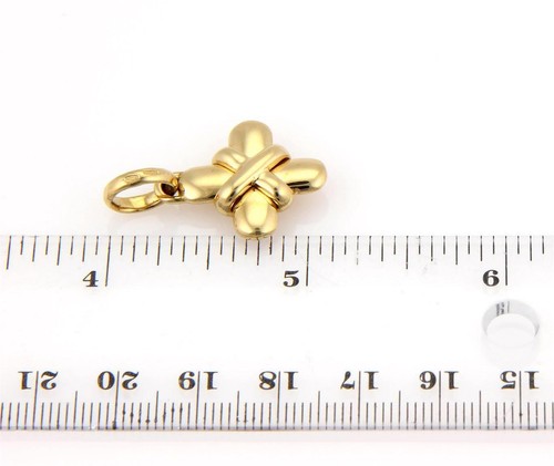 Bvlgari Bulgari 18k Yellow Gold X Cross Pendant - Picture 5 of 5