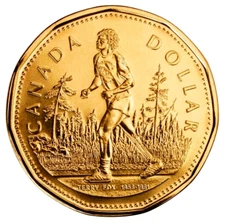 Canada 2005 Terry Fox BU UNC Uncirculated Loonie!!