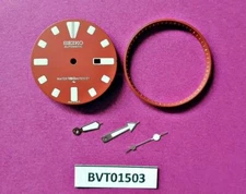 NEW SEIKO RED DIAL HANDS MINUTE TRACK SET FOR SEIKO 4205 0155 WATCH BVT01503