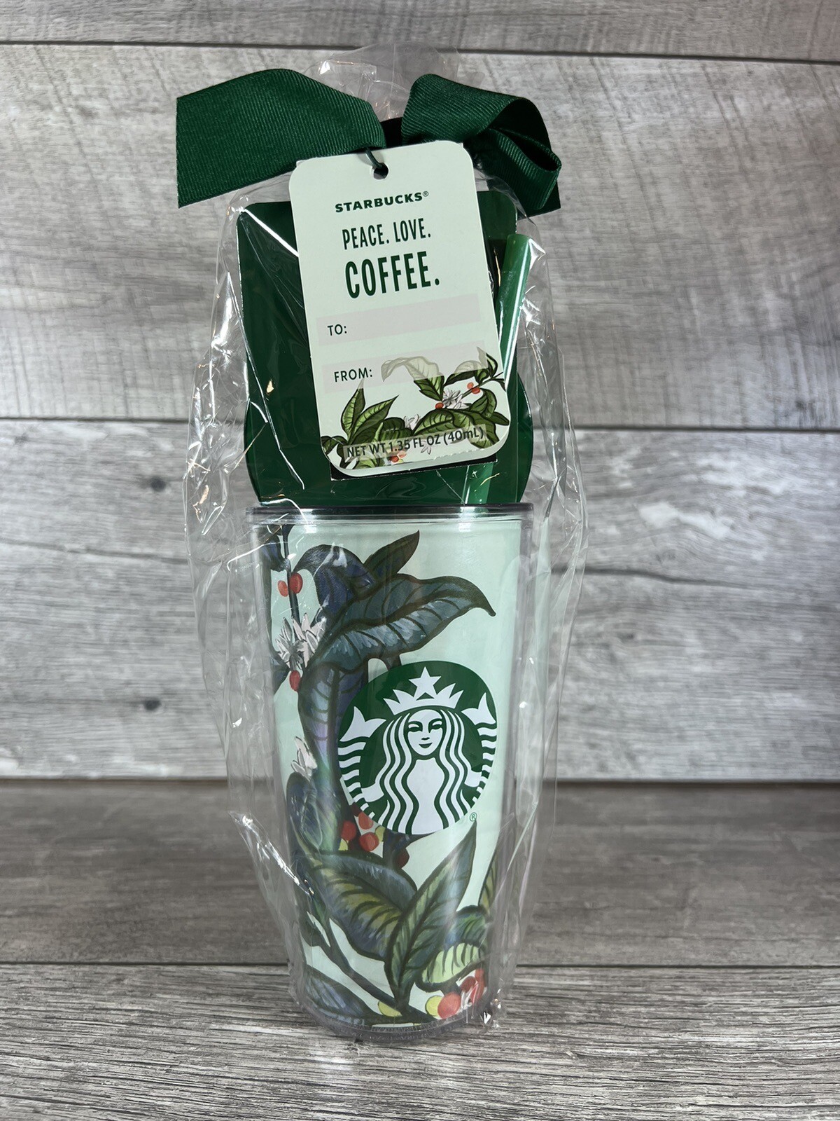 Starbucks Cold Cup with Cold Brew Floral Christmas / Birthday Gift Best (READ)