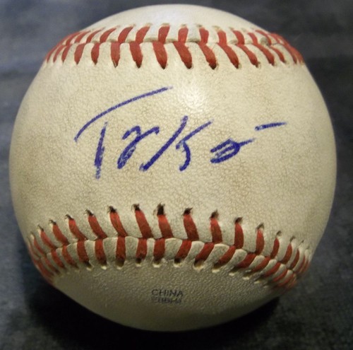 TYLER KRIEGER Cleveland Indians HANDSIGNIERT Carolina League Baseball   - Bild 1 von 2