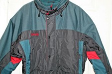 COLUMBIA SKI/SNOWBOARDING SUIT BLACK/TEAL MEN'S SZ L EUC