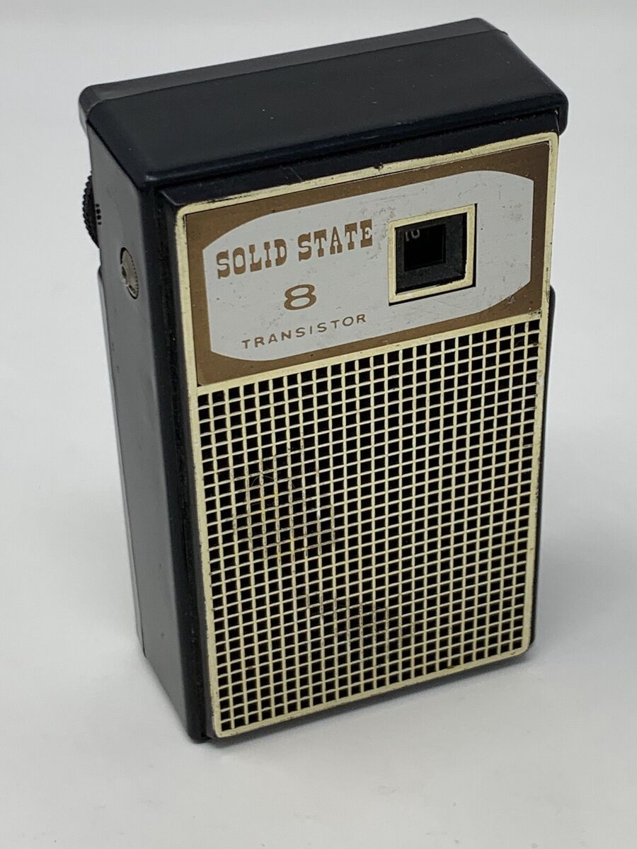 FOR PARTS OR REPAIR* Vintage Solid State 8 Pocket Transistor FOR PARTS OR REPAIR* Vintage Solid State 8 Pocket Transistor