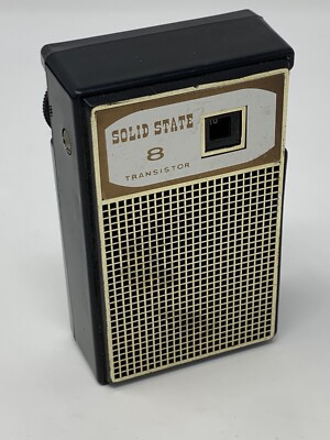 FOR PARTS OR REPAIR* Vintage Solid State 8 Pocket Transistor FOR PARTS OR REPAIR* Vintage Solid State 8 Pocket Transistor
