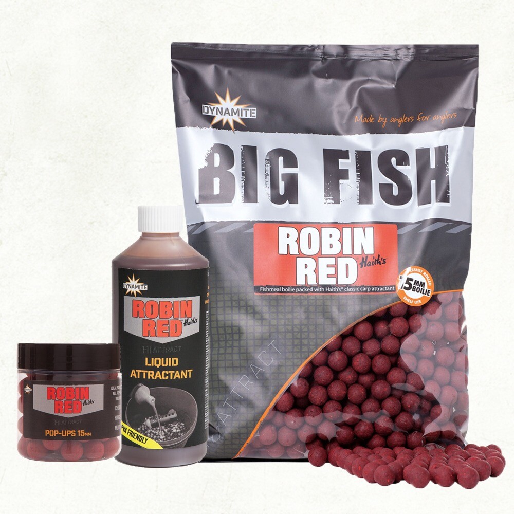 Dynamite Baits Robin Red Boilies - 1.8kg 15mm - Carp Fishing Bait -Free Delivery