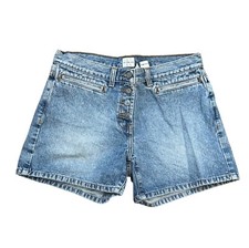 Vintage Calvin Klein Womens Light Wash Denim Jean Shorts