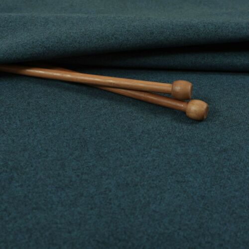 Fire Treated Colourful Wool Effect Upholstery Fabrics Curtains Plain Fabrics - Picture 51 of 69