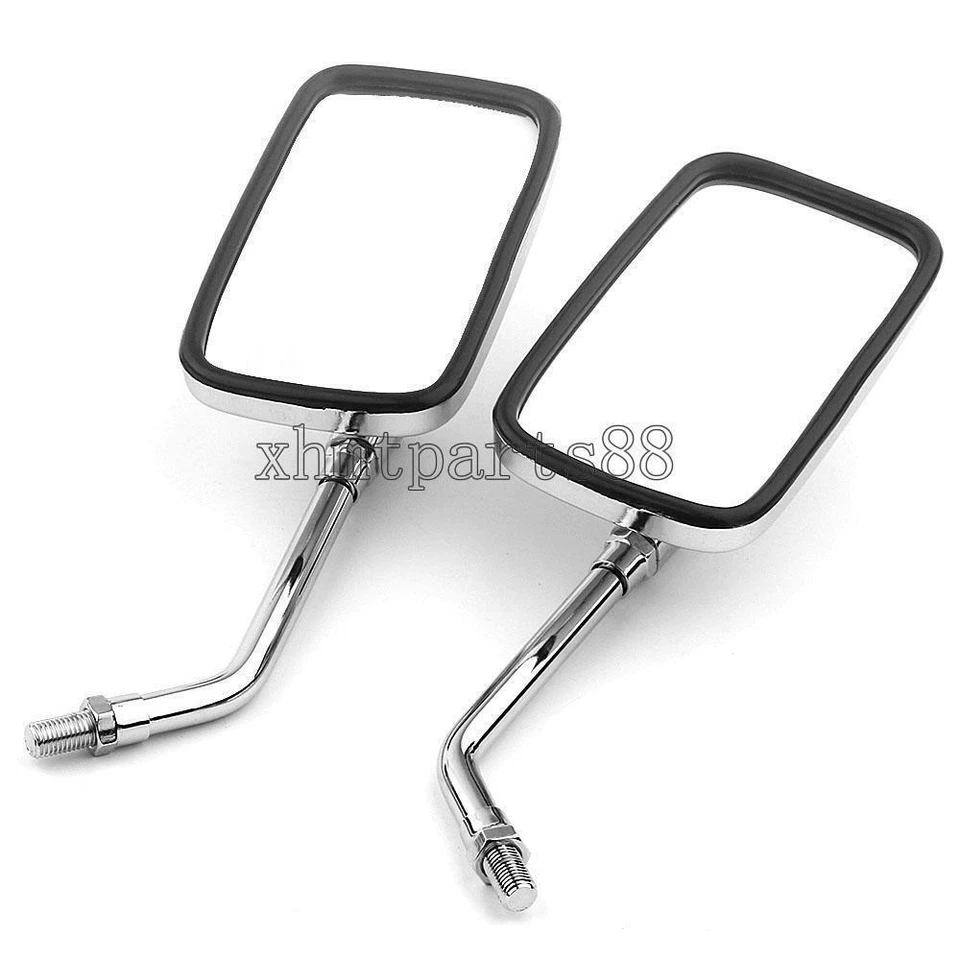 New Chrome Rearview Side Mirrors For Honda Valkyrie 1500 GL CF Interstate US - Image 4 of 4