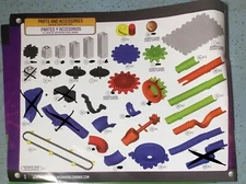 TECHNO GEARS MARBLE MANIA QUEST & VORTEX  INDIVIDUAL PARTS EACH SOLD SEPERATELY