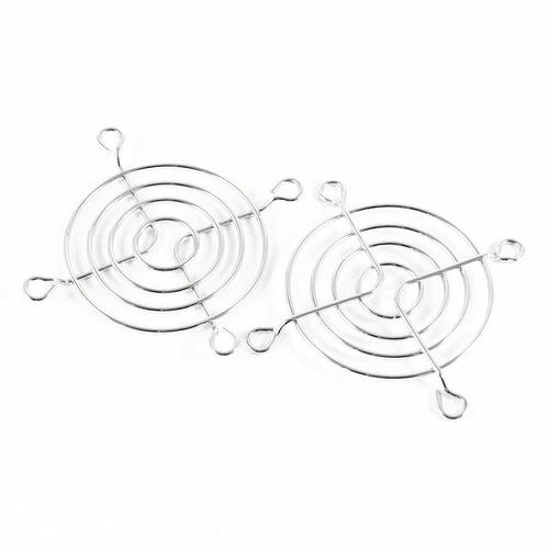 2 Pcs Axial Cooling Fan Finger Guard Grill Metal Wire 55mm for Computer CPU