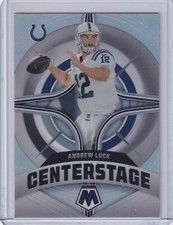 2022 Panini Mosiac Football CenterStage Silver Prizm #CS-8 Andrew Luck COLTS