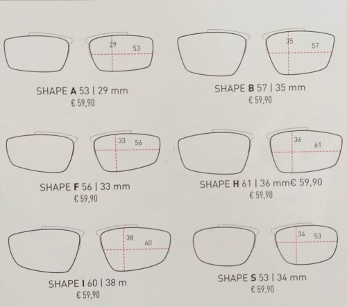 Occhiali vista RUDY PROJECT MAYA Graphite 11S con clips FP180098+FR180002S - Bild 1 von 2