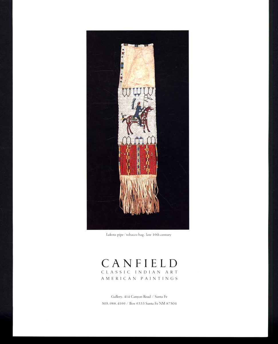 lakota tobacco NATIVE AMERICAN] Bag, Early 20th c. for sale at auction on 24th April Lakota tradition of honoring the