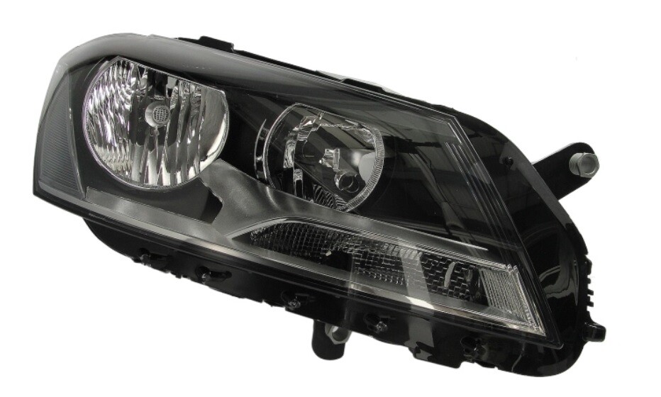 Phare avant droit Passat B7 avec moteur électrique résolvant le problème de phare opaque VW
